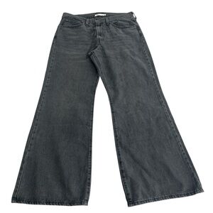 Levi's Wide-Leg Flare Jeans - Charcoal
